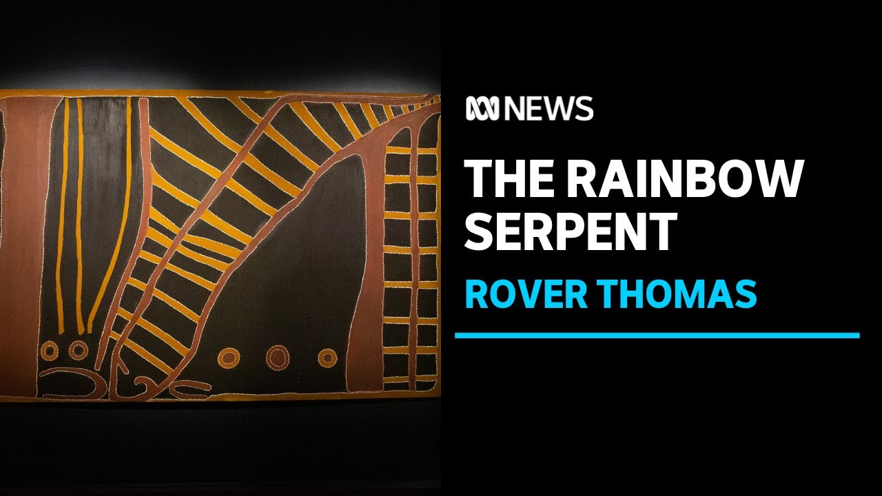 Artwork by iconic artist depicts connection between Rainbow Serpent and Cyclone Tracy | ABC News
