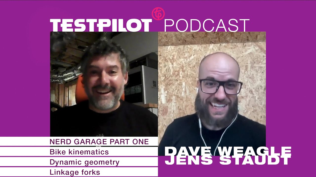 What you need to know about MTB ride dynamics,  TESTPILOT.bike Podcast: Dave Weagle & Jens – 1 of 2