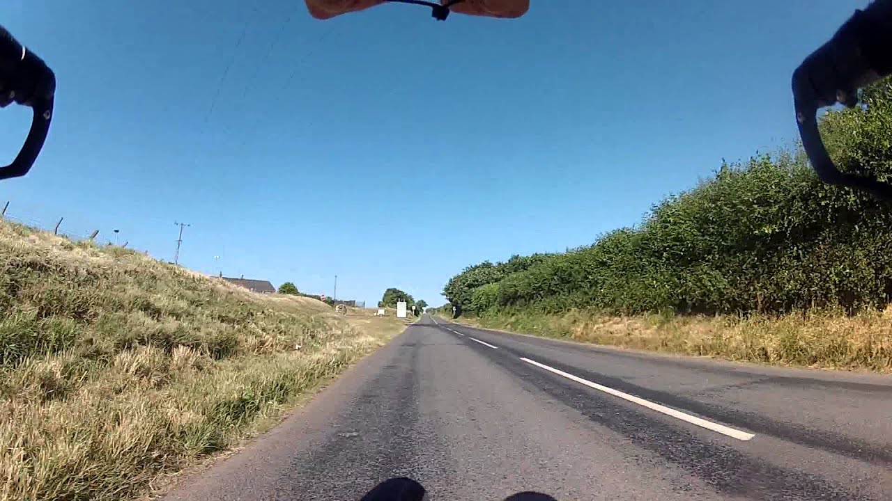 Ironman Wales Bike Part 2 Castlemartin Turn off to Angle