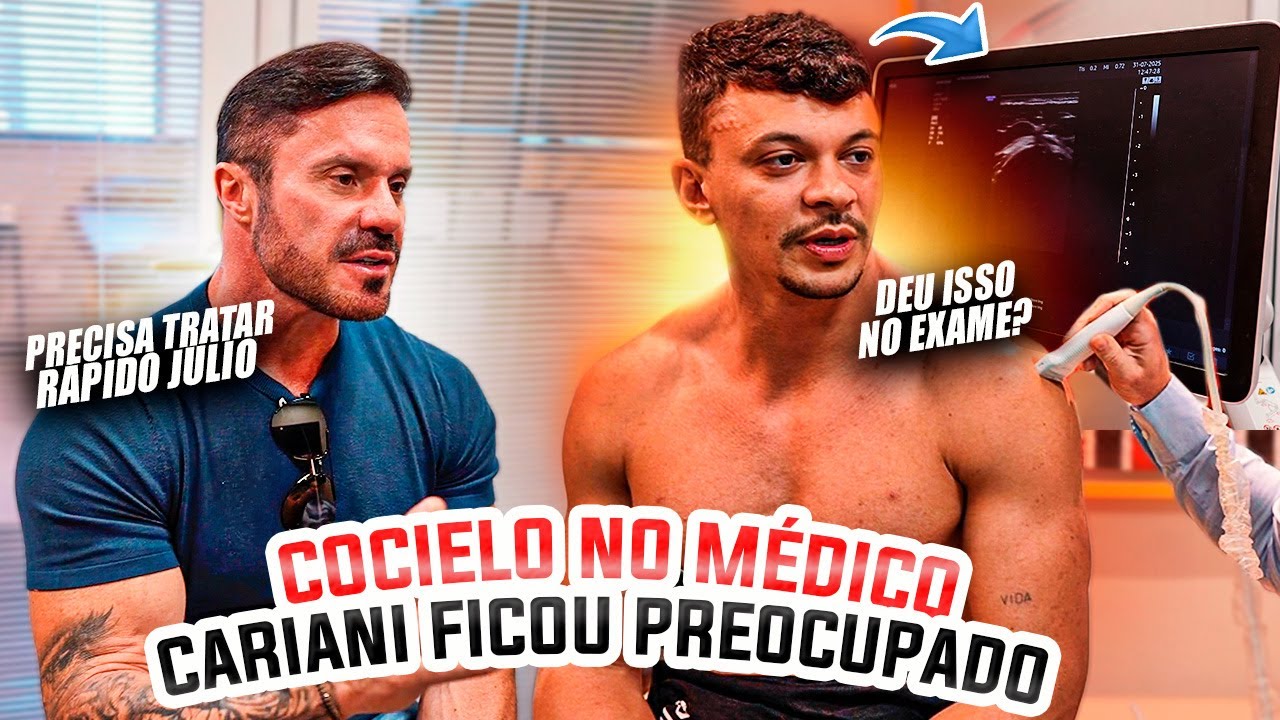 RENATO CARIANI ACOMPANHOU COCIELO NO MÉDICO - ELE PRECISA DE TRATAMENTO