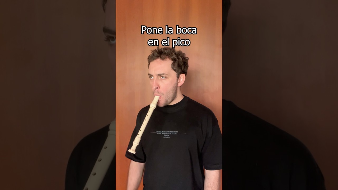 Instrucciones para tocar la flauta 🪈 #youtubeshorts #shorts