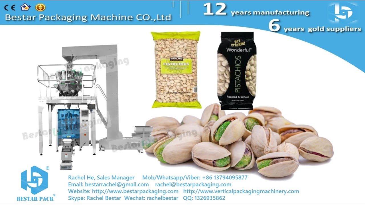 Bestar automatic vertical packaging machine with 10 heads weigher