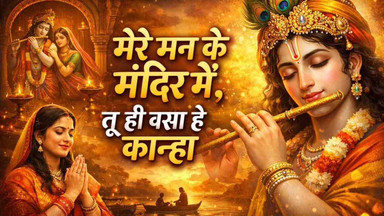 मेरे मन के मंदिर में तू ही बसा है कान्हा | Krishna Bhajan | Devotional Song 2026