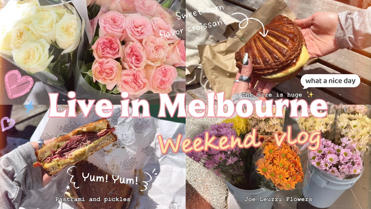 Best Deli in Melbourne 🥪 mini weekend vlog in Melbourne 😋玉米可頌🌽熱壓三明治