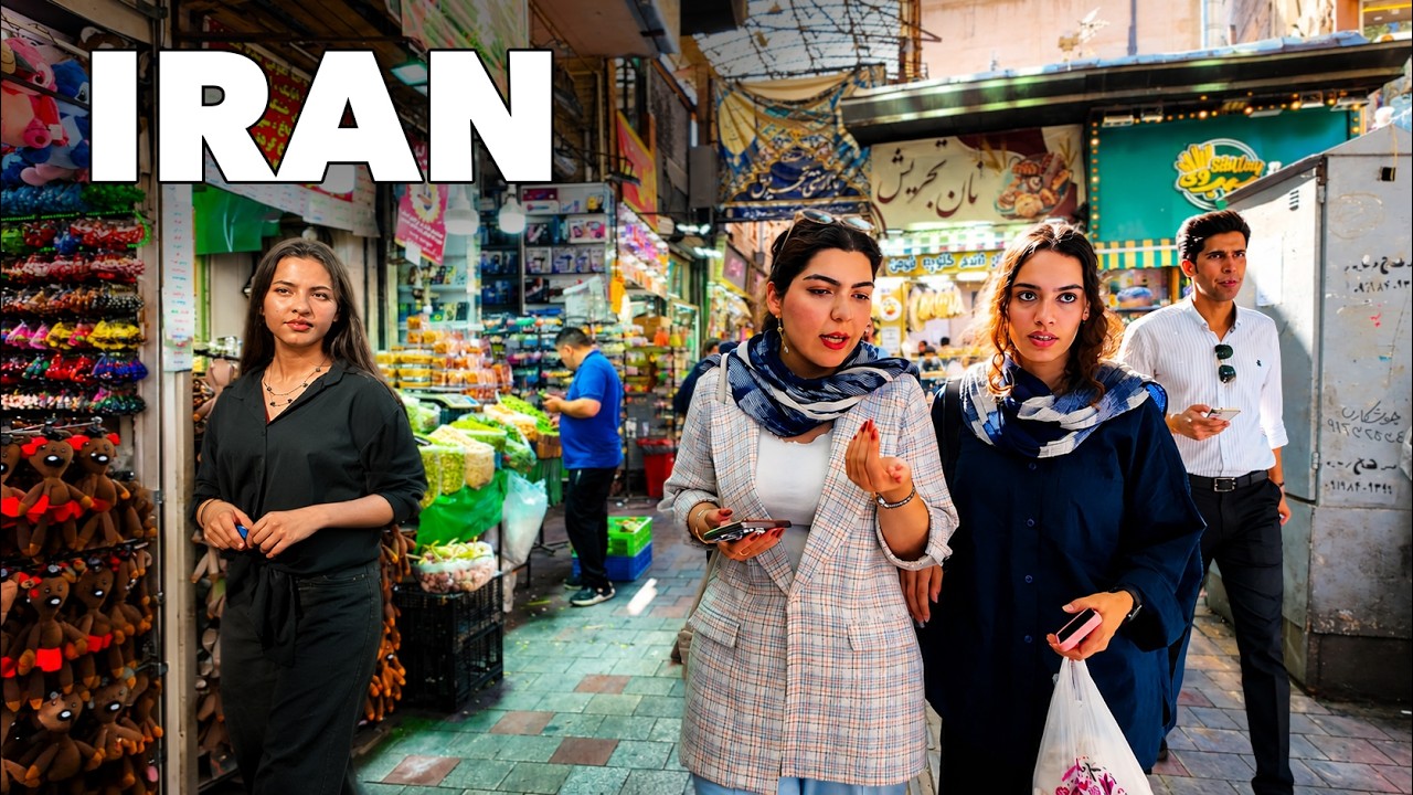 🇮🇷 Тегеран, Иран во время войны 2026 (Пешеходная прогулка 4K) | Базар Таджриш, рынки и уличная еда