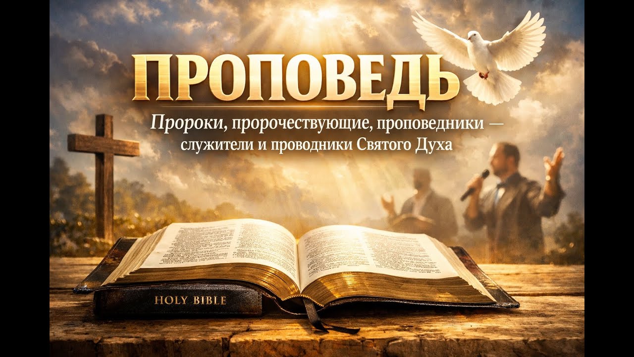 Проповедь «Пророки, пророчествующие, проповедники — служители и проводники Святого Духа»