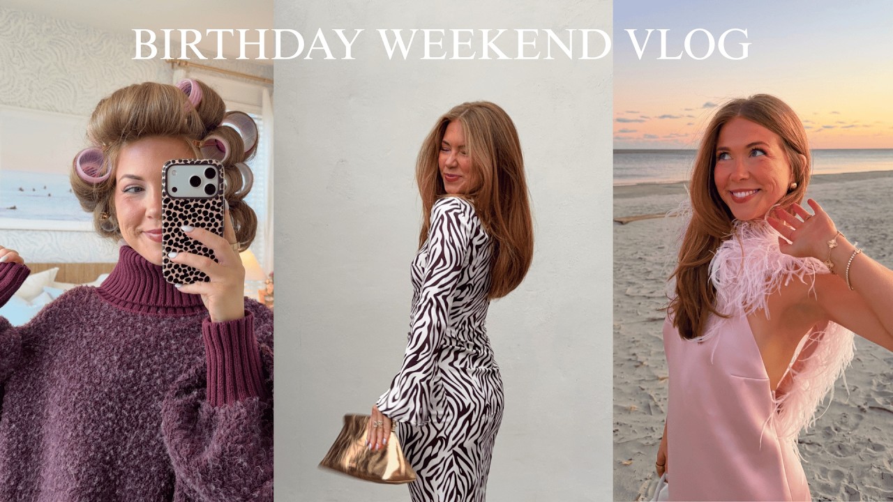 BIRTHDAY VLOG - Chopping my hair, birthday dinner(s), birthday haul, and a few espresso martinis