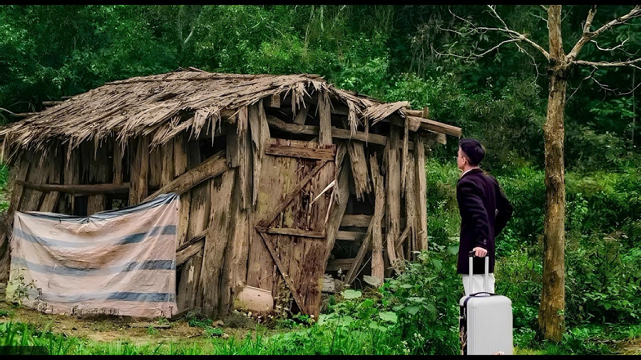 Iranian overseas Vietnamese leave the city to live in the forest. Renovating an abandoned house.