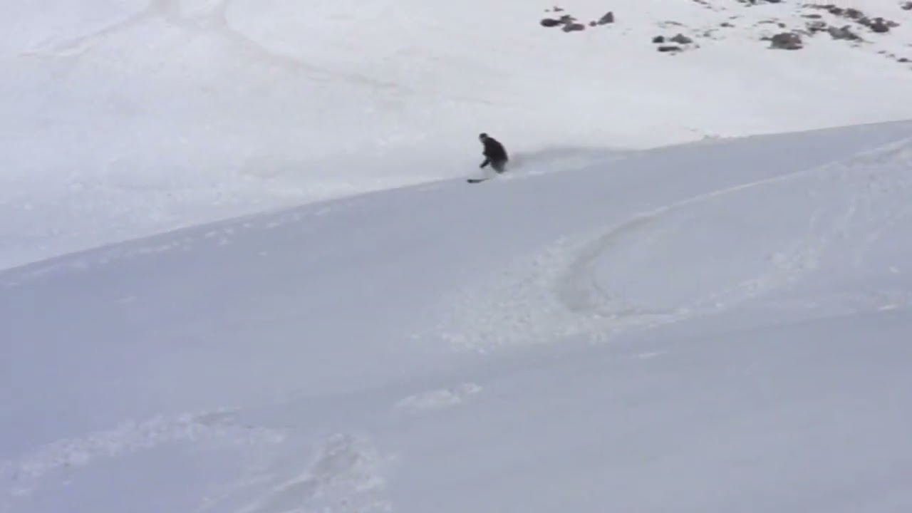 Телемарк в Домбае по весенней программе | Telemark skiing in Caucasus spring time
