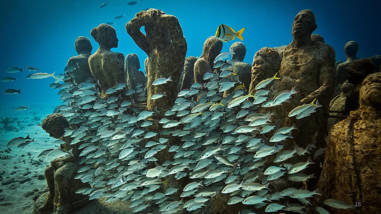 An underwater art museum, teeming with life | Jason deCaires Taylor