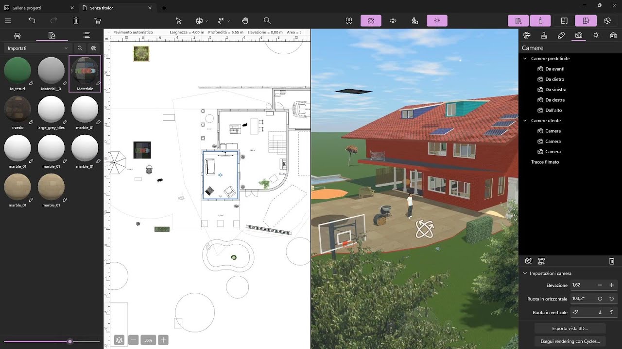 LIVE HOME 3D - Lesson 08 - Materials, Textures, Mapping, Import 3D Object With Material and Texture