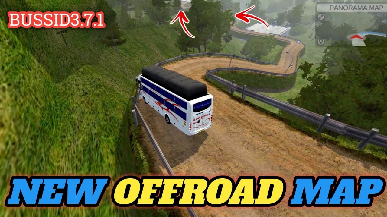 😍Bus Simulator Indonesia - New Extreme Off-road Map Mod - How to Download -Bussid3.7.1 Update 🔥