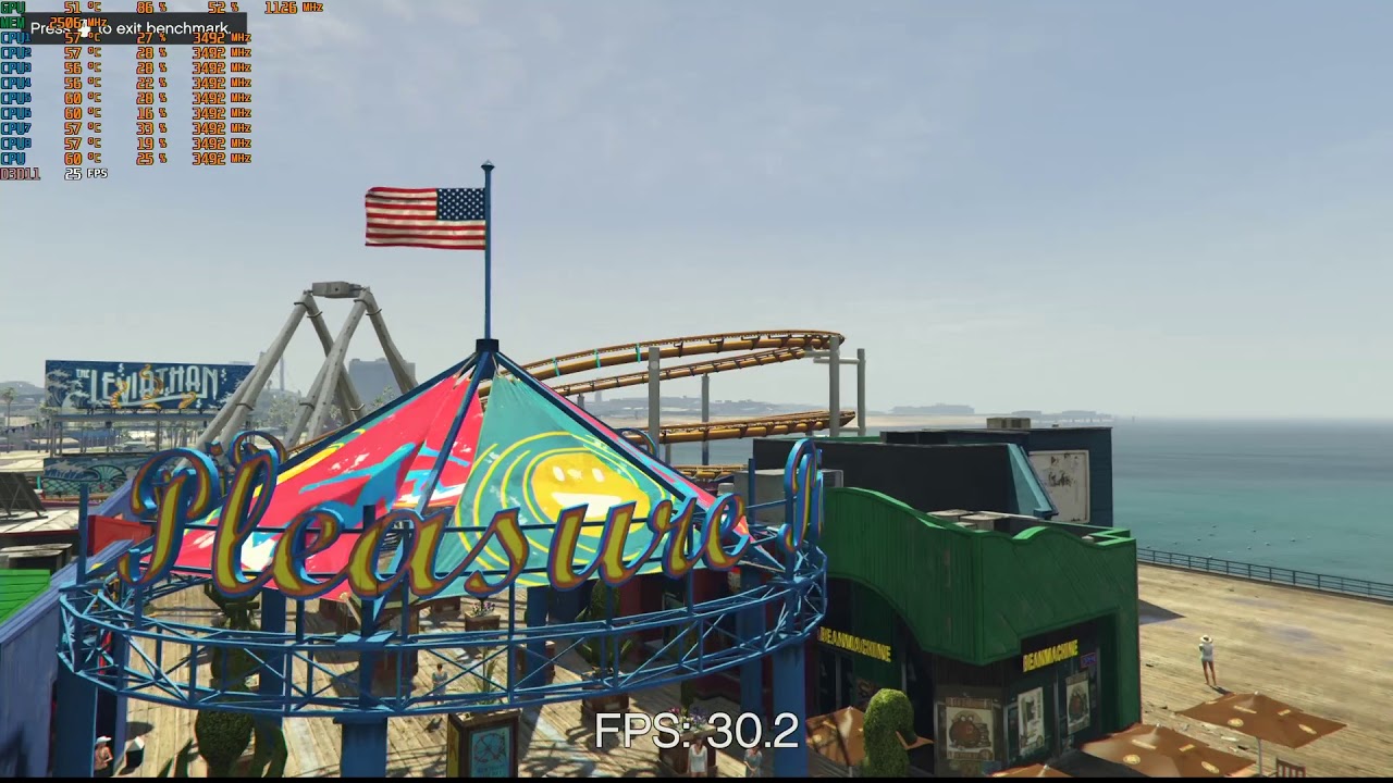 ASUS G751JY-T7265H GTAV benchmark