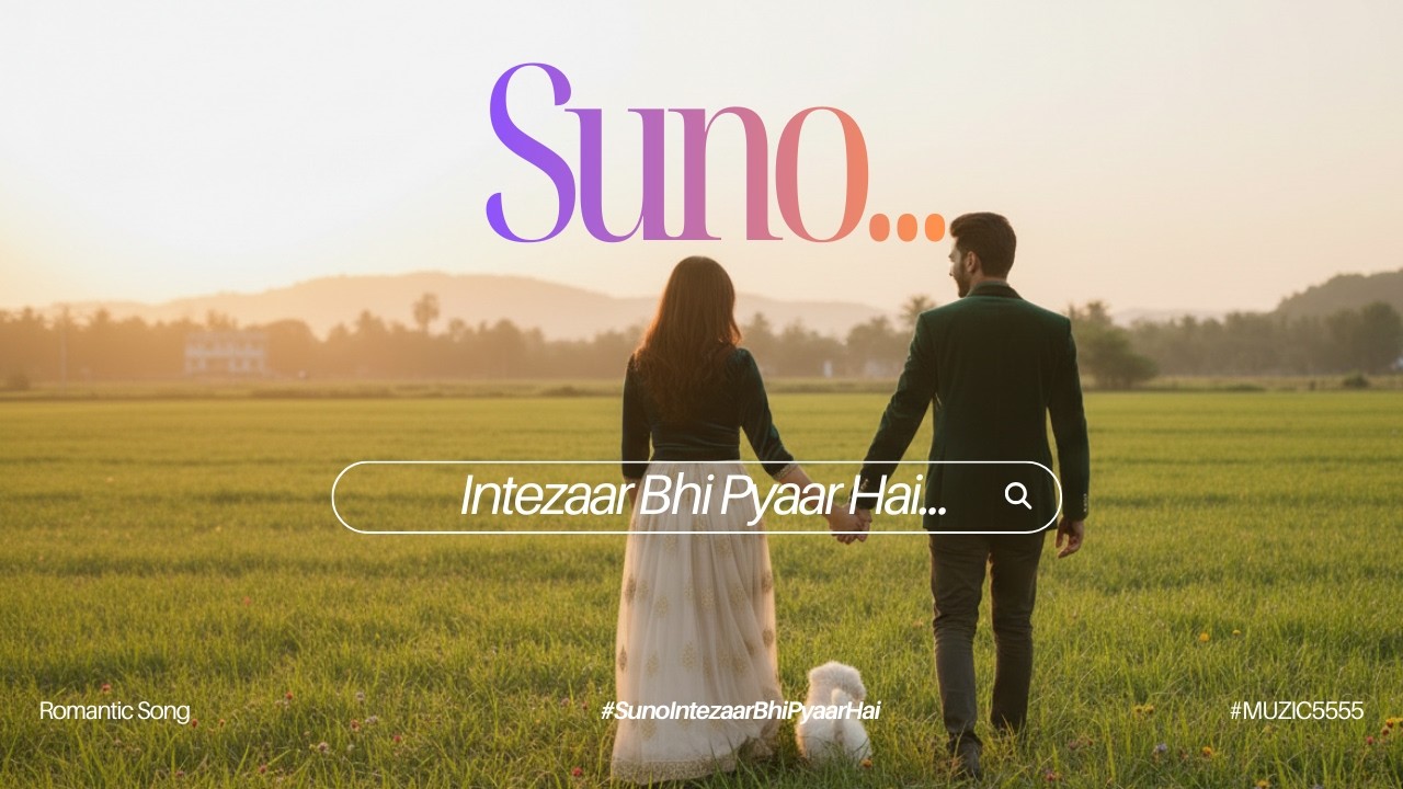 SUNO…Intezaar Bhi Pyaar Hai ❤️ | Heart Touching Hindi Love Song | Music Video | MUZIC5555