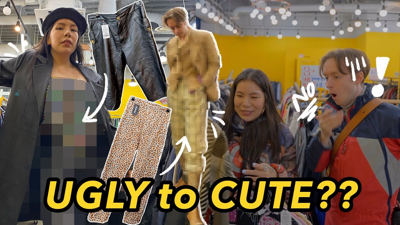 styling ugly clothes to make them cute outfits | Thrift challenge!