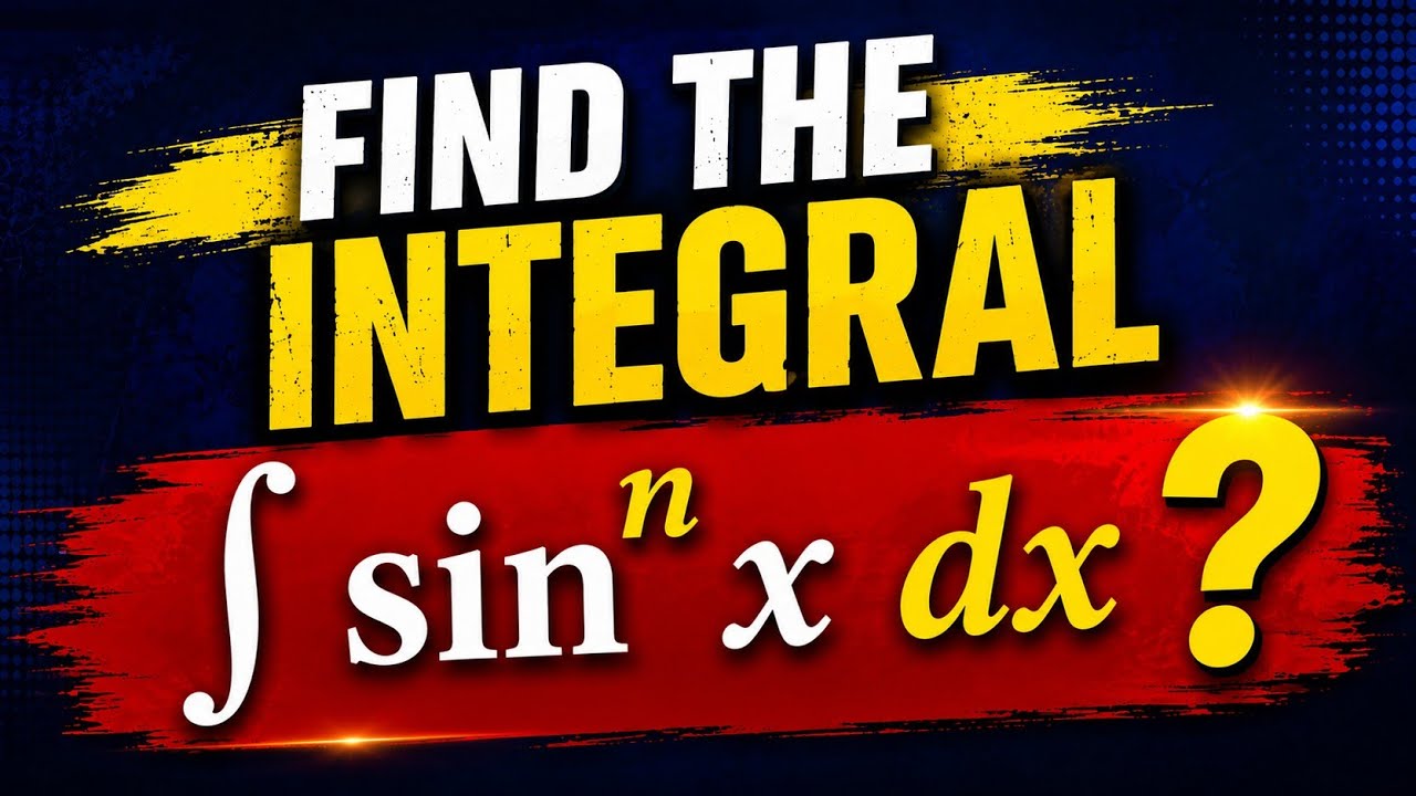 Integration of sin^n x |Integration class 12|Calculus |Integrals class 12| #calculus #integration 