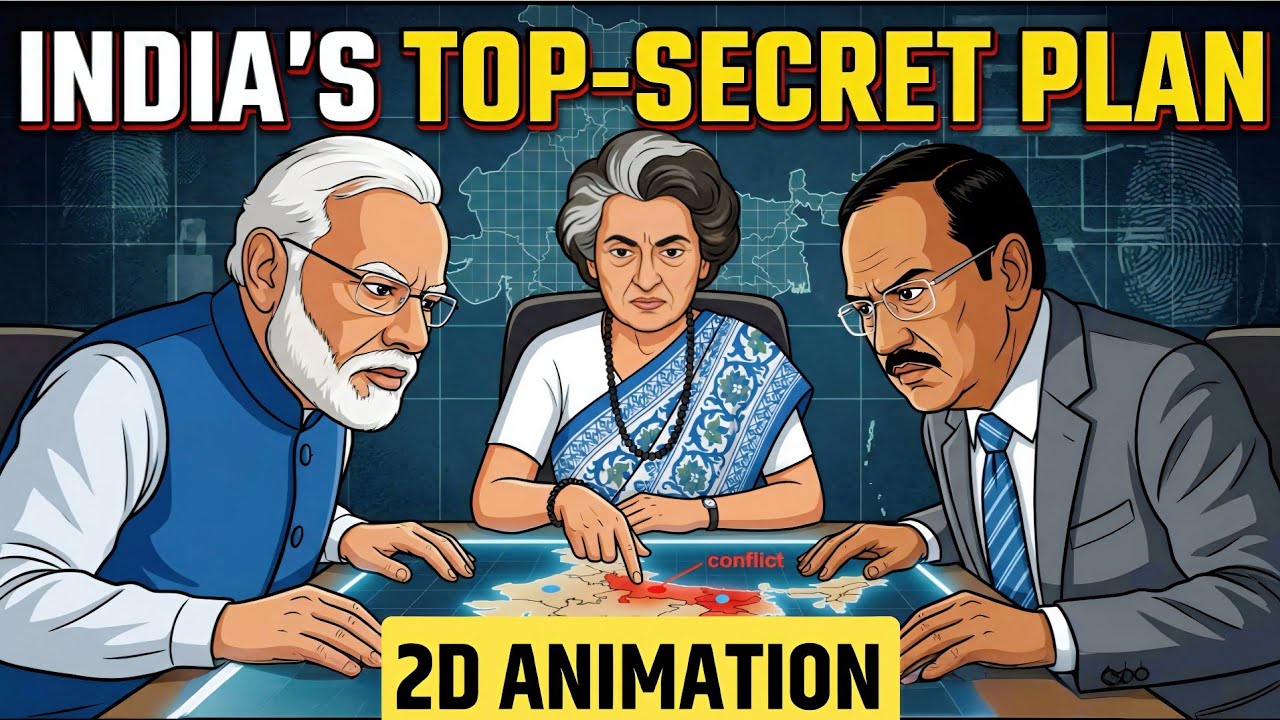 Ajit Doval : The Real James Bond of India 🇮🇳 | 2D Animation @kulpreetsinghofficial #2danimation
