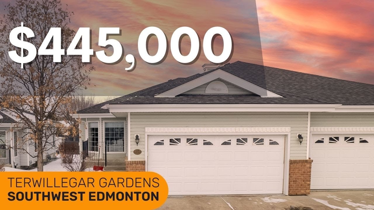 Inside a $445,000 duplex Bungalow in Terwillegar in Southwest Edmonton | Edmonton Real Estate