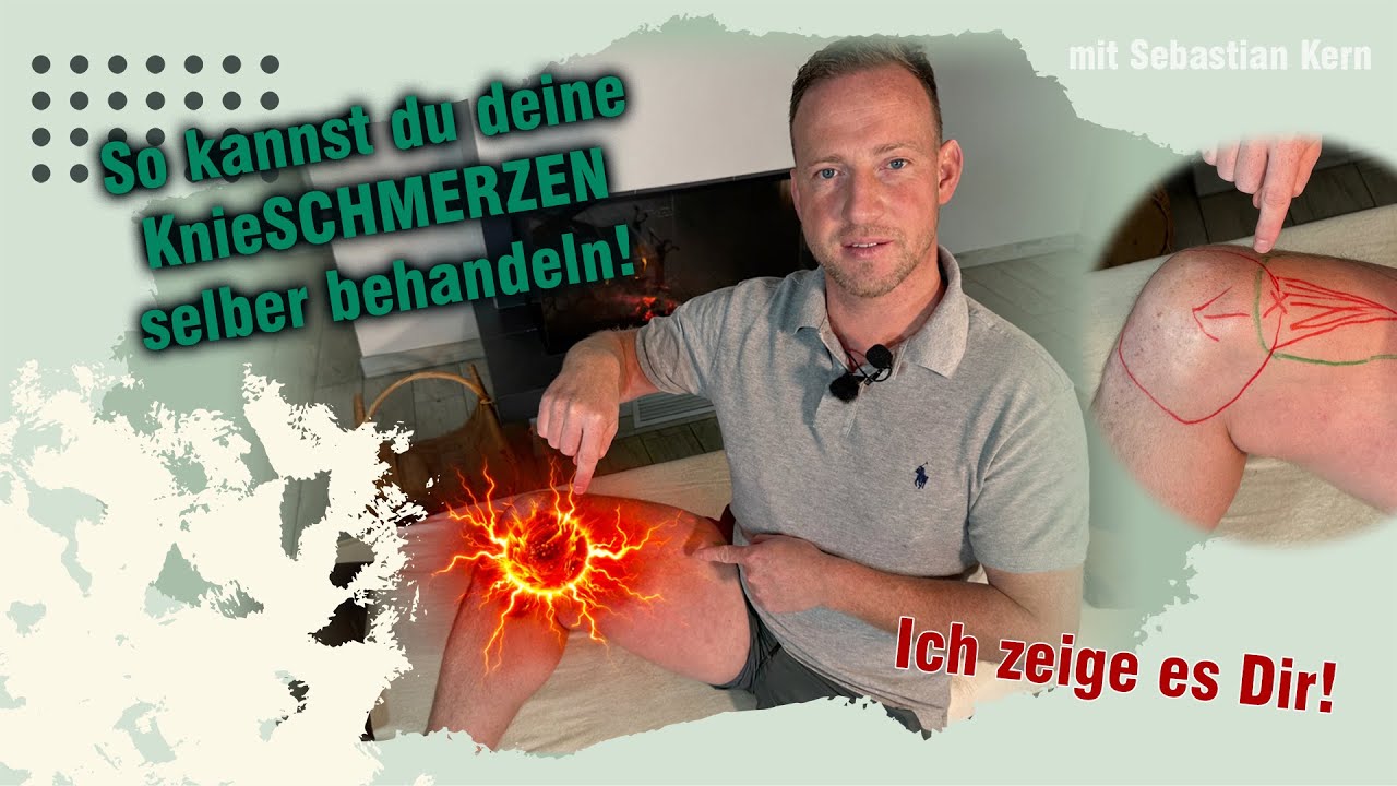 Ich zeige dir, wie du deine Knieschmerzen selber behandeln kannst. #knieschmerzen #gesundheit