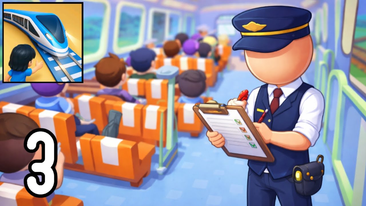 Train Master - Gameplay Walkthrough  - Attending Passengers  (iOS, Android)  Part-3