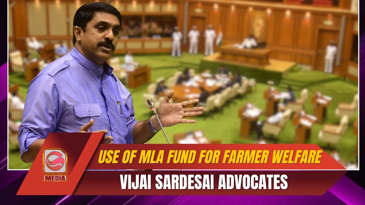 Vijai Sardesai Advocates Use of MLA Fund for Farmer Welfare