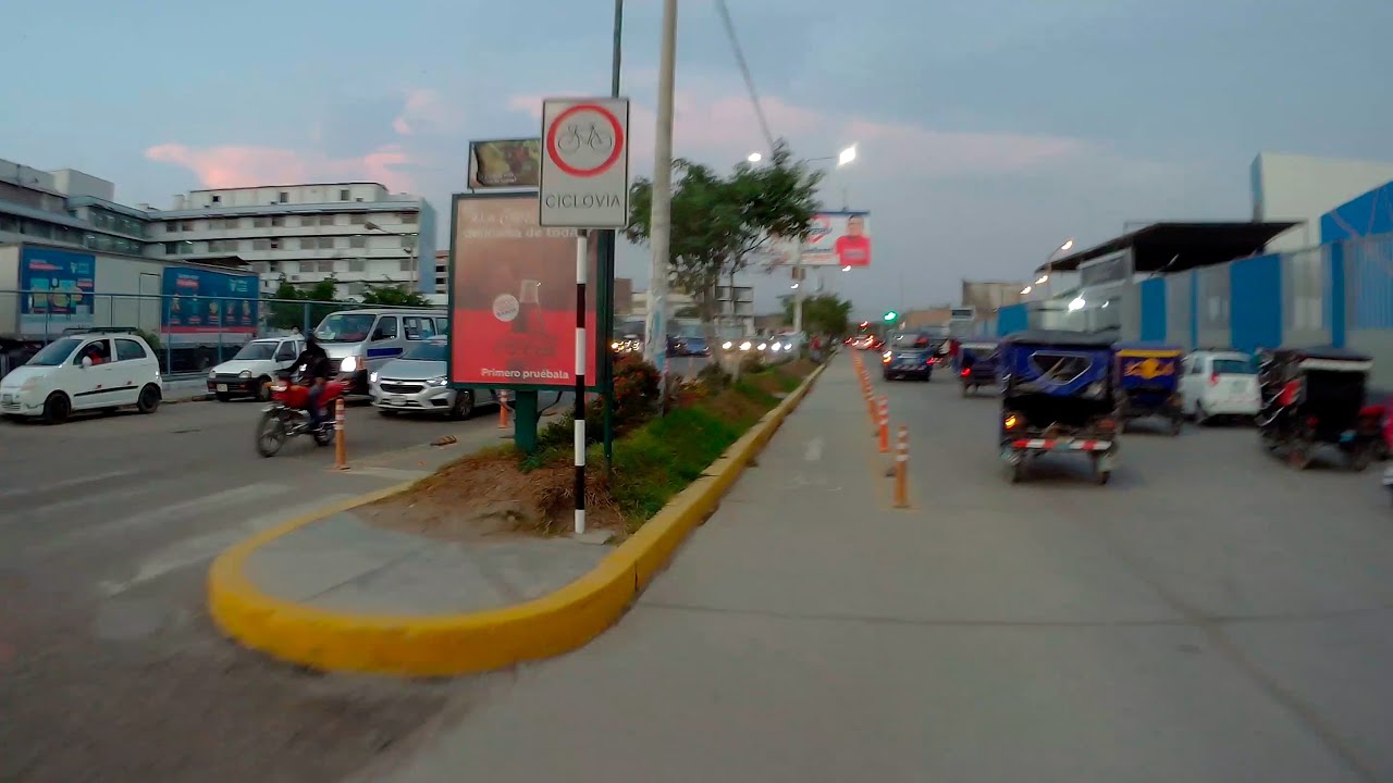 Ciclovías de Chiclayo pt.5 Mcal. Nieto y otra Grau