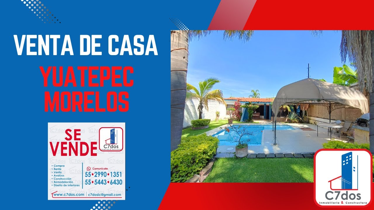 Casa en VENTA en YUATEPEC, Morelos