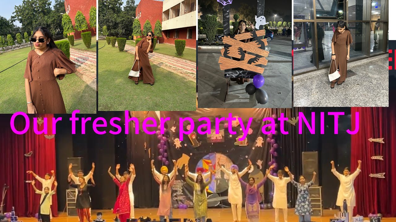 Our fresher party at NITJ ❤️