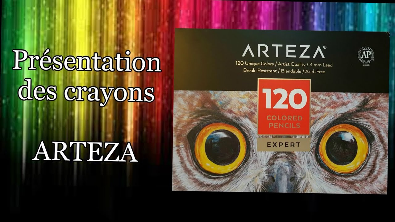 Présentation des crayons "ARTEZA"
