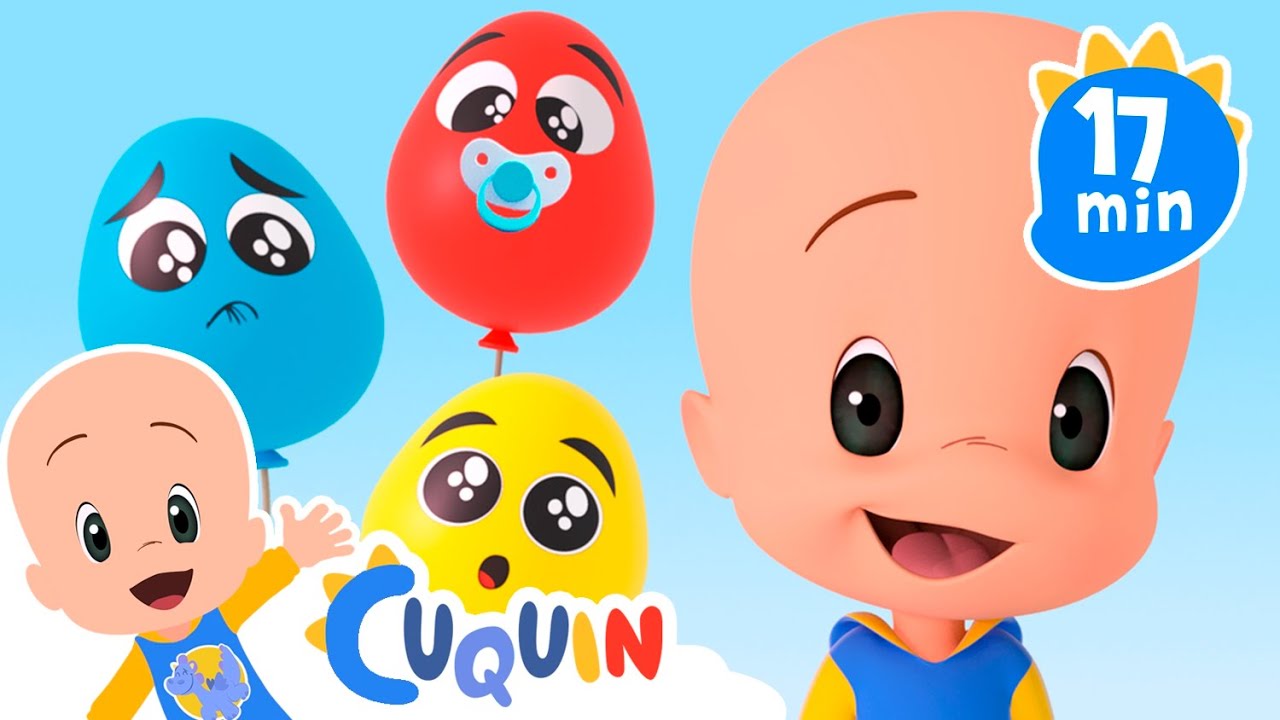 Globos bebé de colores | Dónde estará la bola azul? y más vídeos de Cuquín