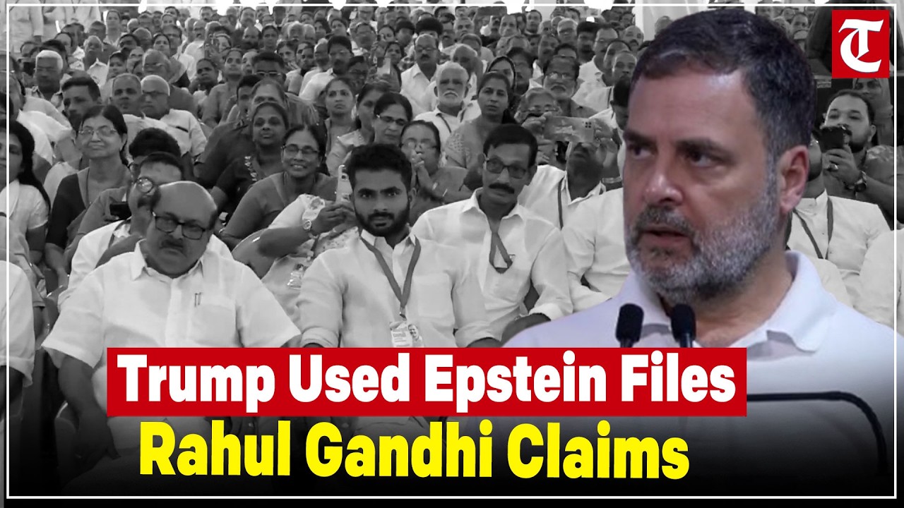 Trump Used Epstein Files to Pressure PM Modi on Trade Deal”: Rahul Gandhi