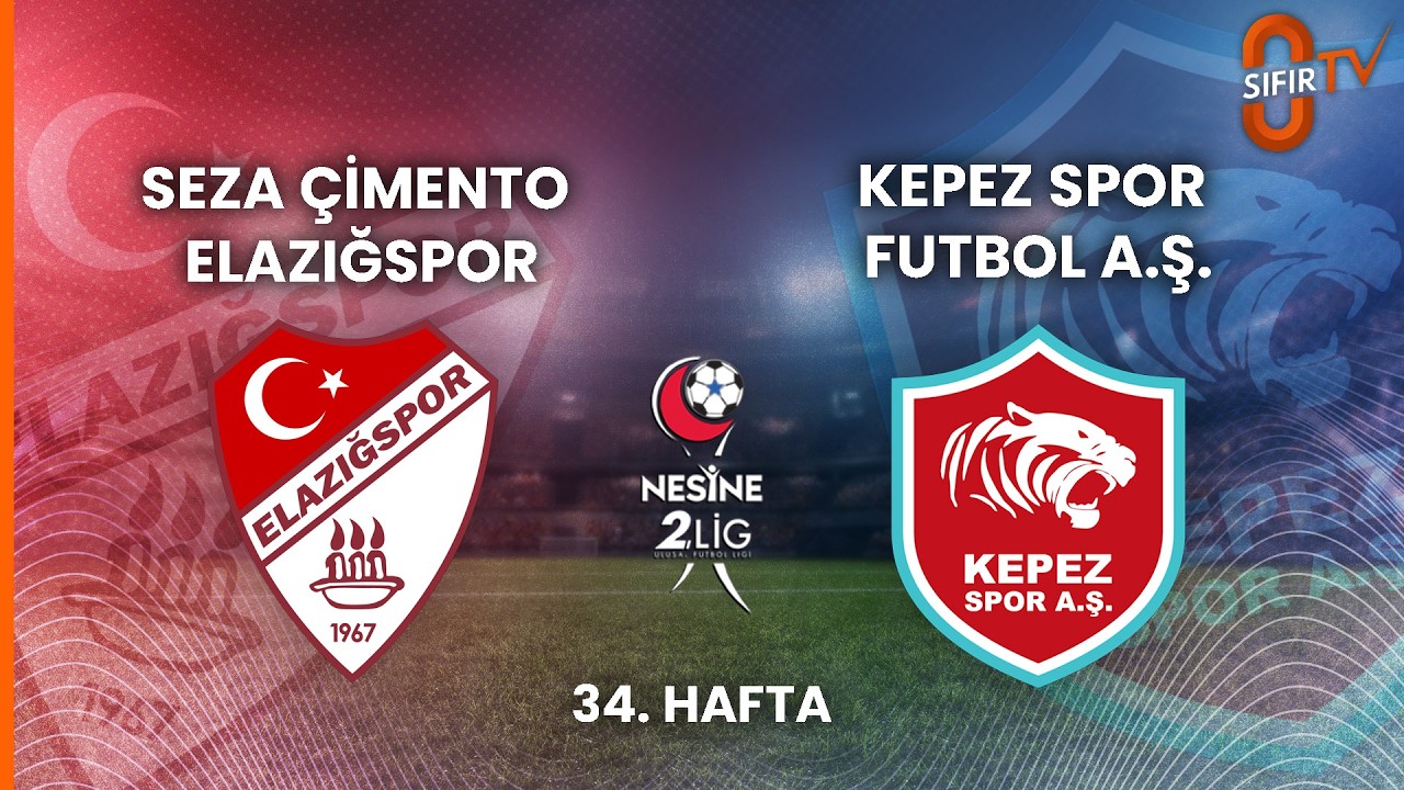 SEZA &Ccedil;İMENTO ELAZIĞSPOR - KEPEZ SPOR FUTBOL A.Ş.