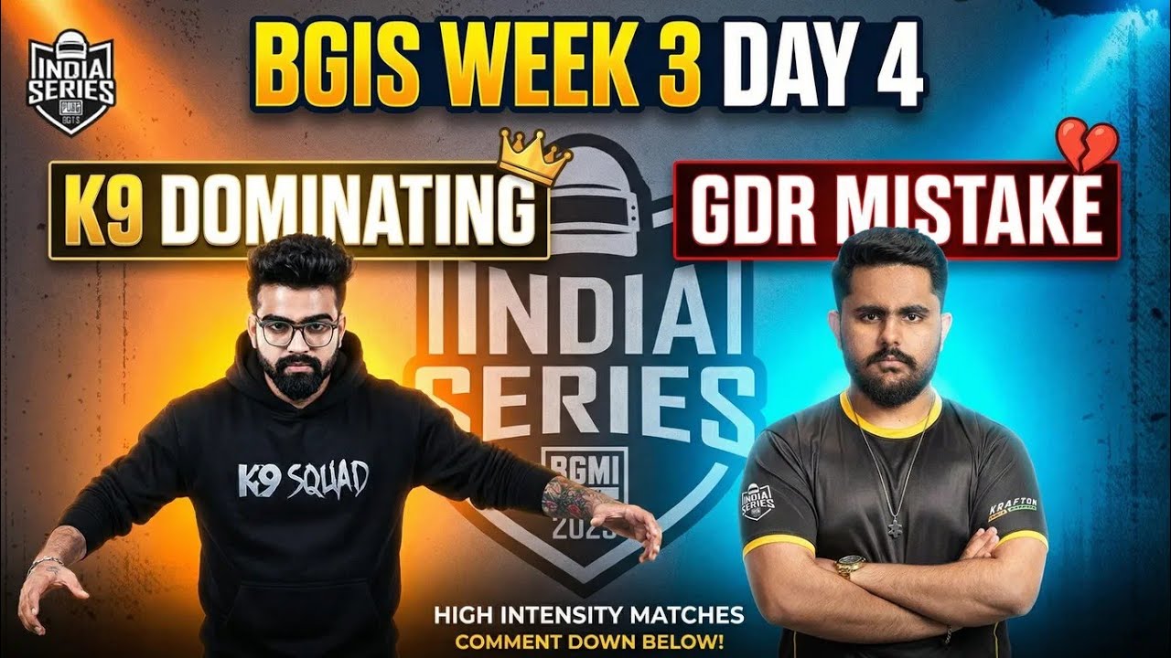 Bgis 2026 The Grind | Week 3 Day 4 Group A Highlights | Soul vs Gdr vs K9 vs Tr Intense Fights #bgis