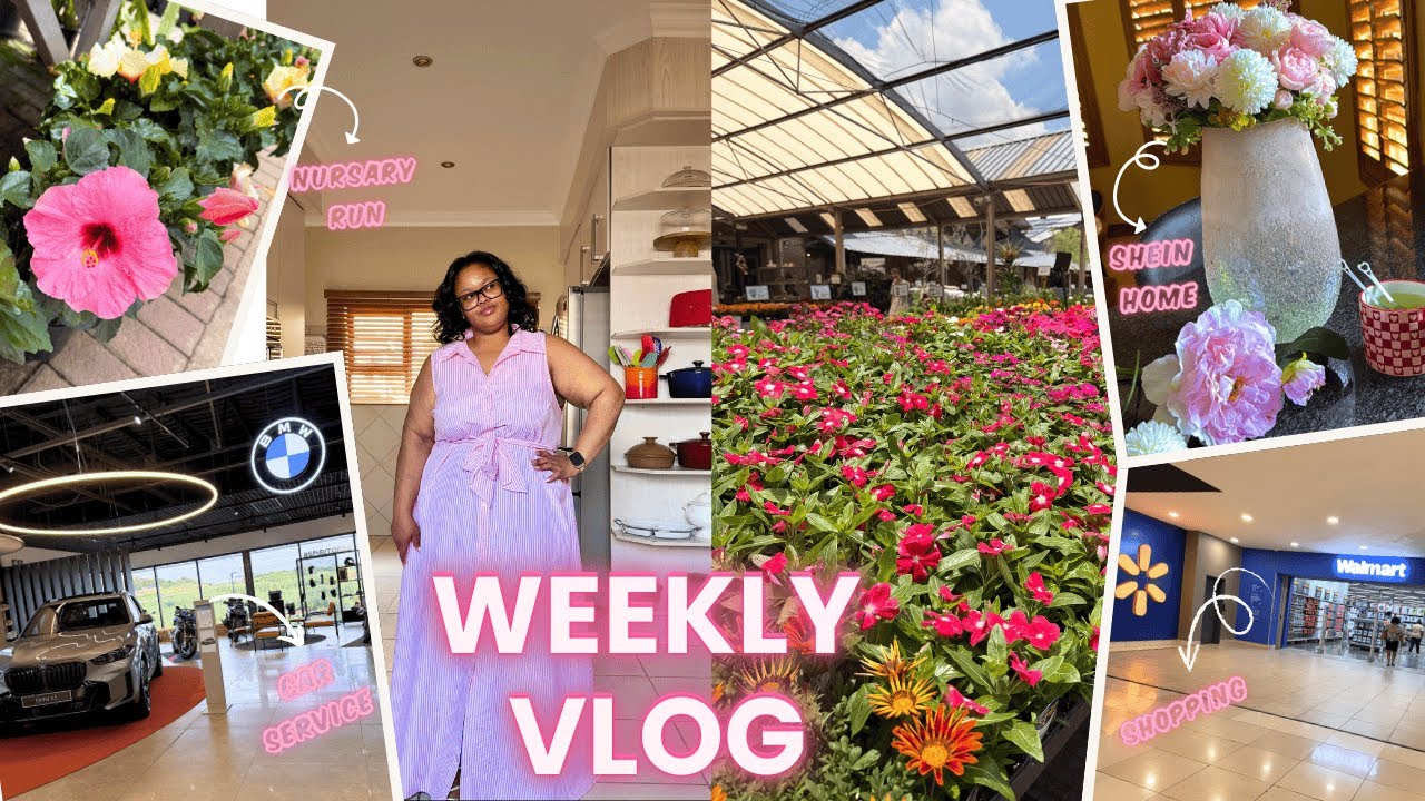VLOG: Nursary Run, SHEIN Home Haul, Running Errands & Shopping ♡ Nicole Khumalo ♡