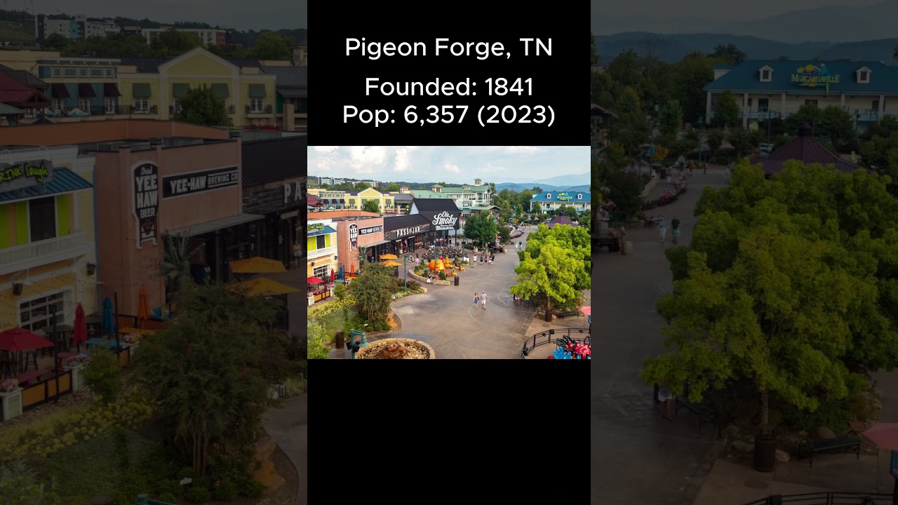 Random US Towns: Pigeon Forge, TN #shorts