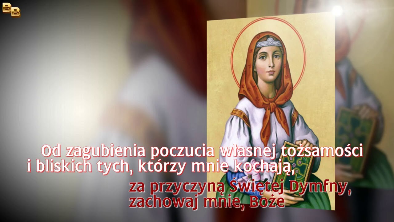 Modlitwa błagalna za wstawiennictwem świętej Dymfny
