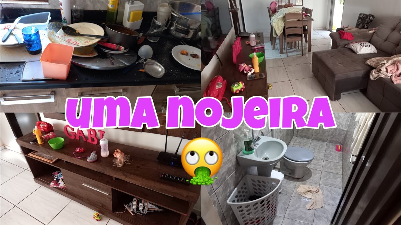 FAXINA COMPLETA 🥵 - ESTAVA UMA NOJEIRA 🤢