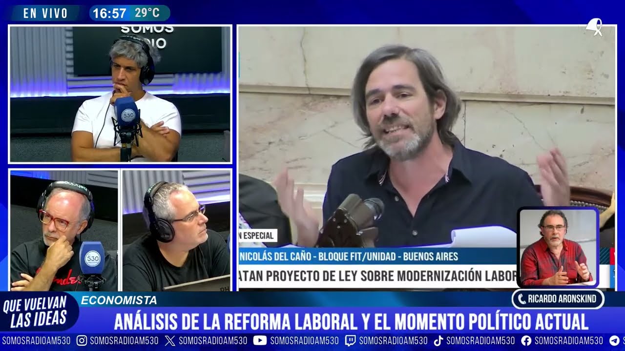 ENTREVISTA a RICARDO ARONSKIND - QUE VUELVAN LAS IDEAS - AM 530