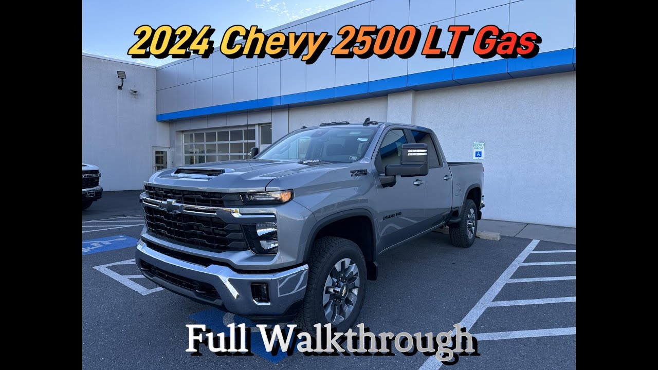 2024 Chevy 2500 LT 6.6L Gas, Full Walkaround