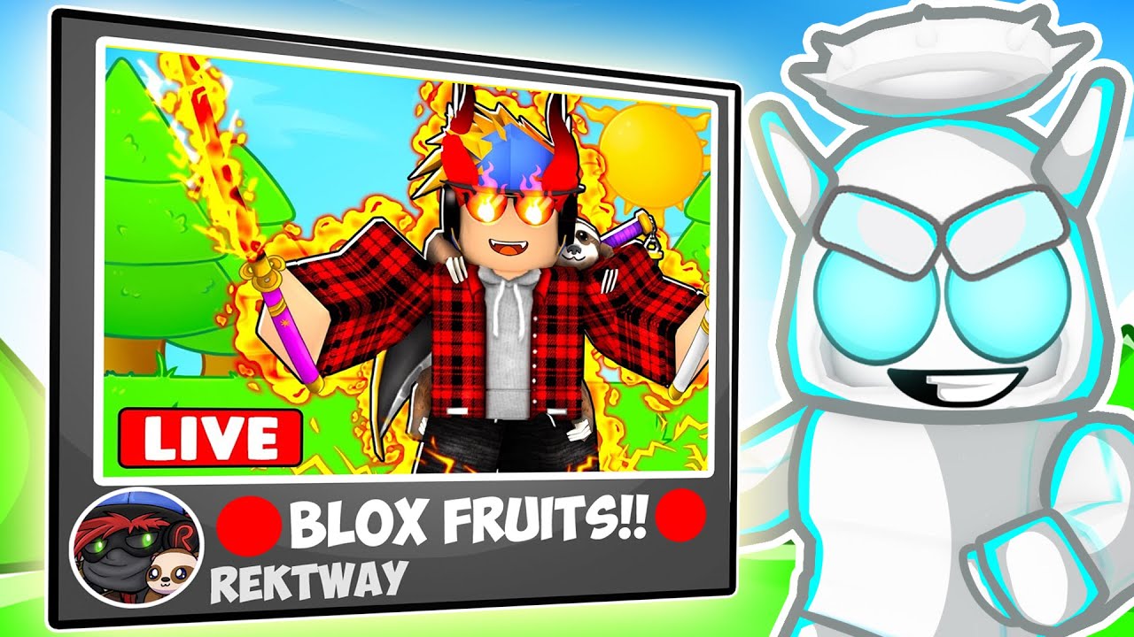 Этот стример разозлился после того, как я стримил его в Blox Fruits...
