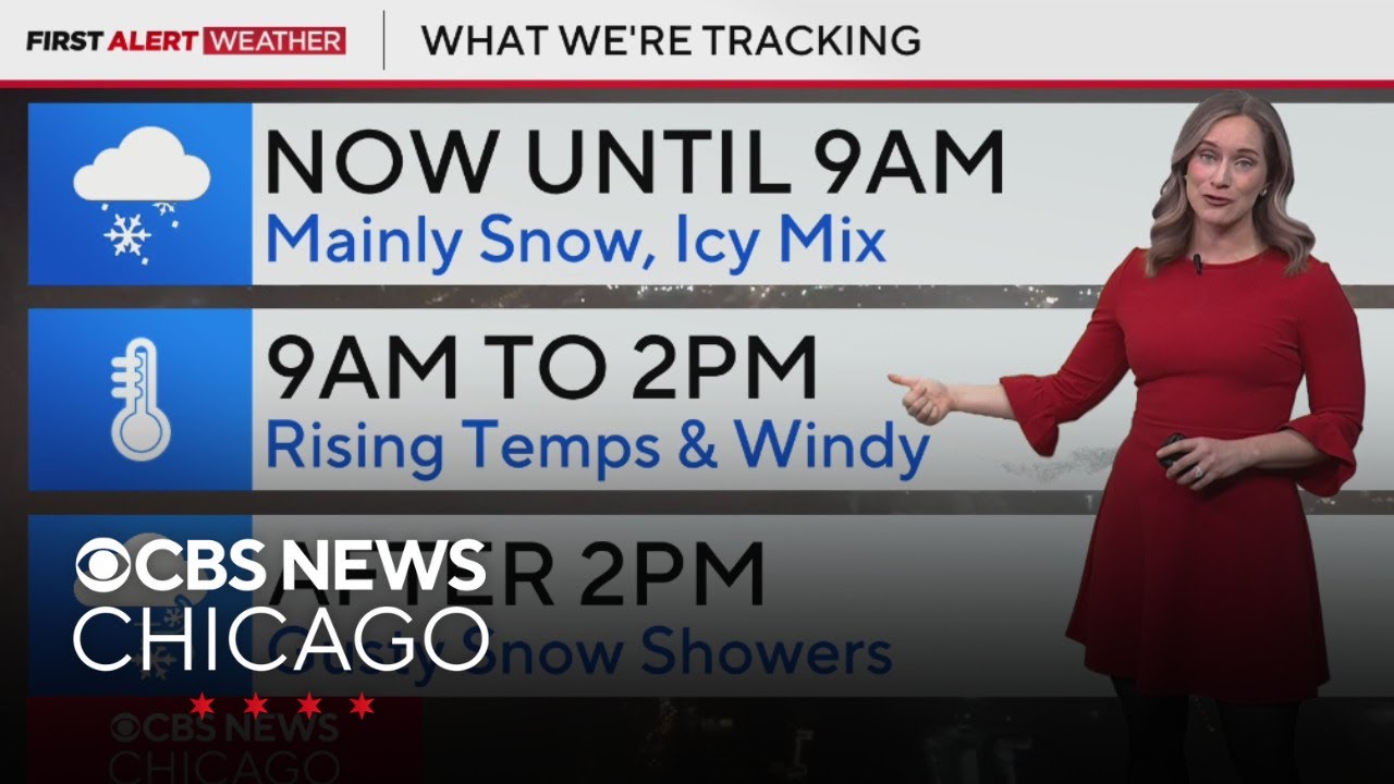 Snowy morning commute on Friday