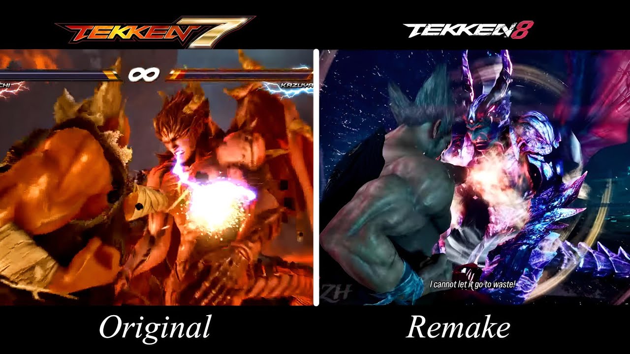 Heihachi Classic Rage Art | Tekken 7 Vs Tekken 8 | Graphics Comparision