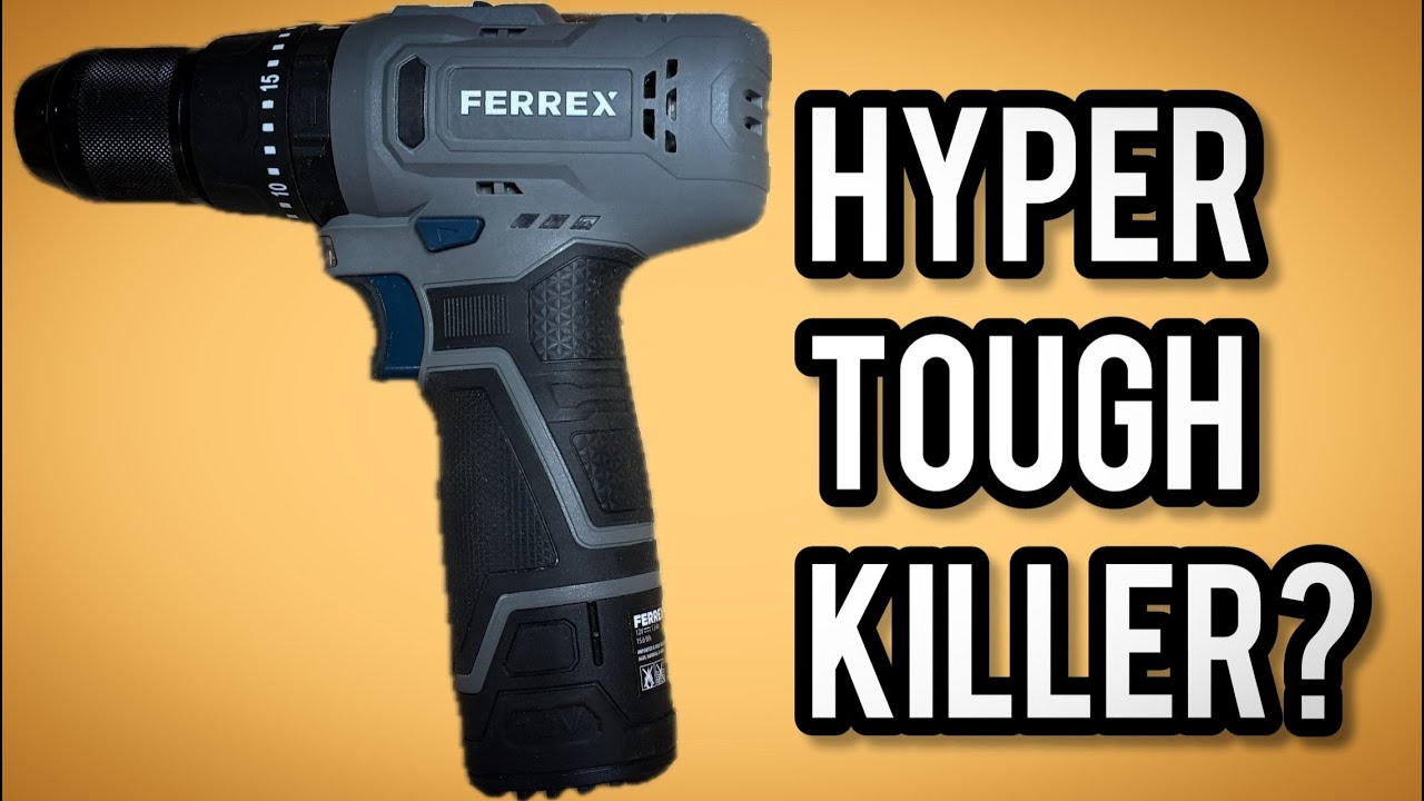 Конец ли для Hyper Tough? Аккумуляторная ударная дрель Ferrex 12 В.