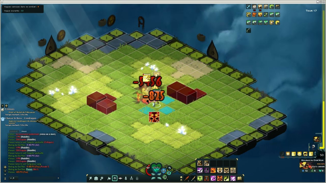 Monocompte Wakfu Gameplay Sacrieur modu 230 Brèche Osamosa
