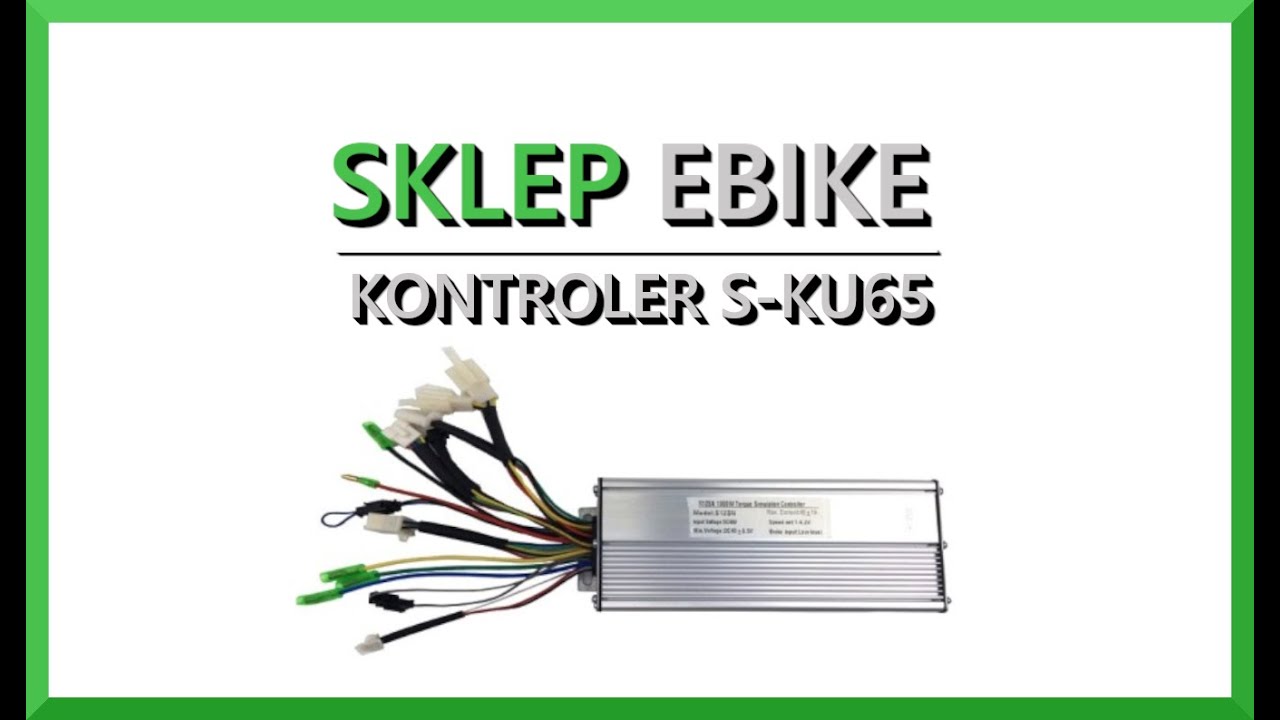 kontroler do roweru elektrycznego - KU65 oraz inne części potrzebne do budowy elektryka