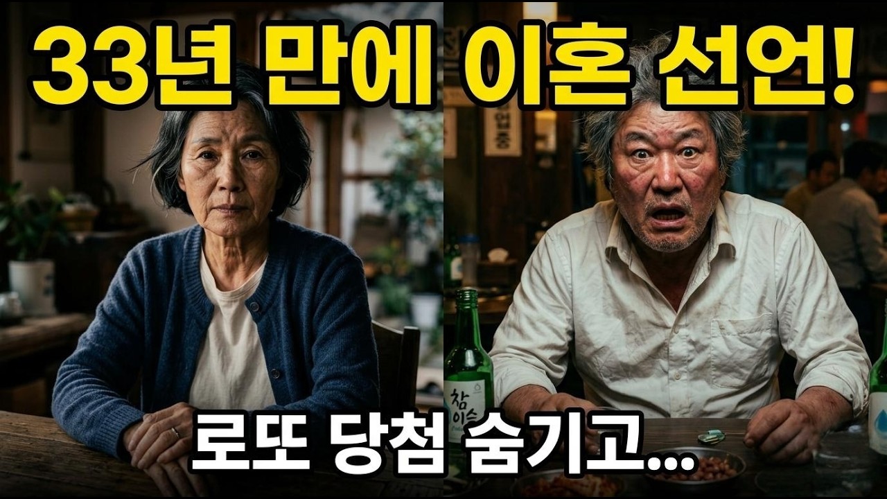 로또 1등 28억 당첨금 지키려 황혼이혼 결심한 아내의 참교육