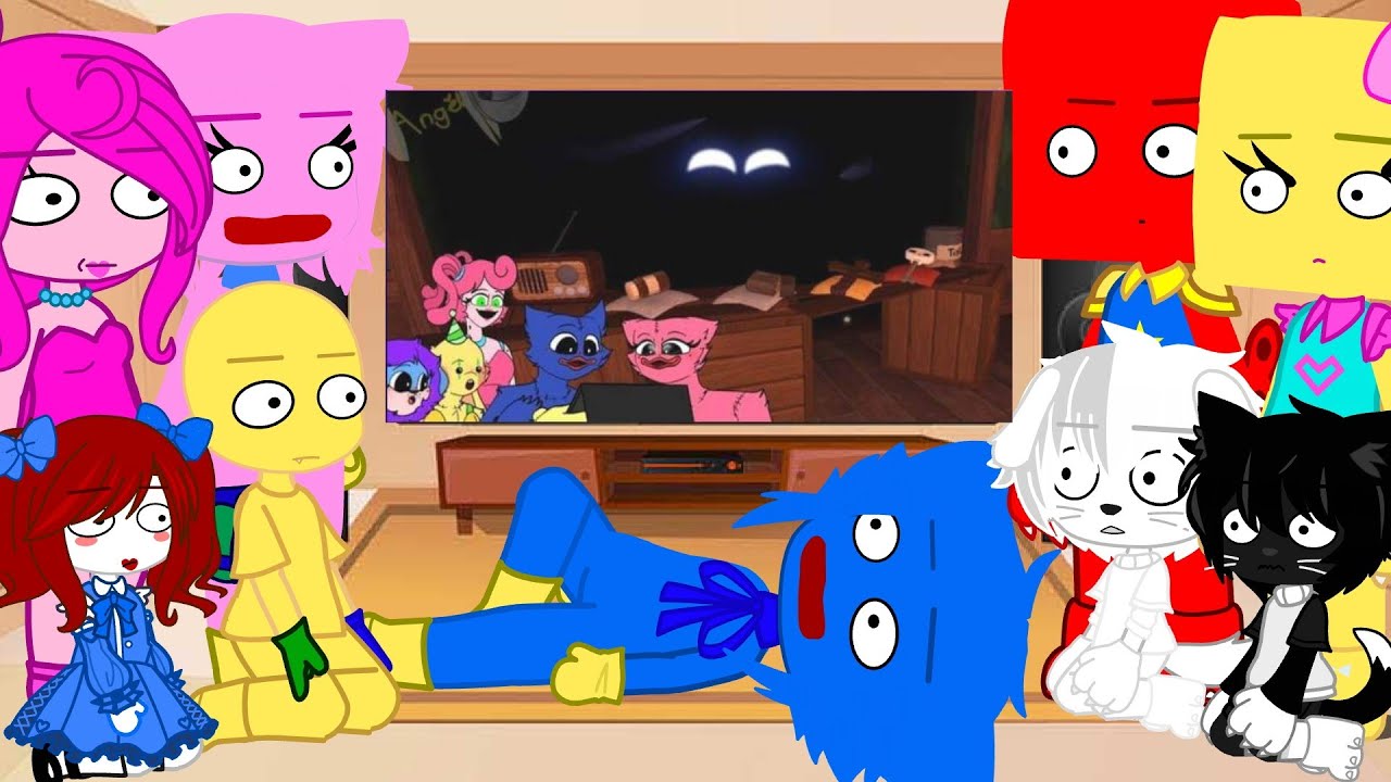 Poppy Playtime w/ Maxwell Cat React To Toy's Meeting Jeff Shop + Playing Doors Hotel Update II My AU