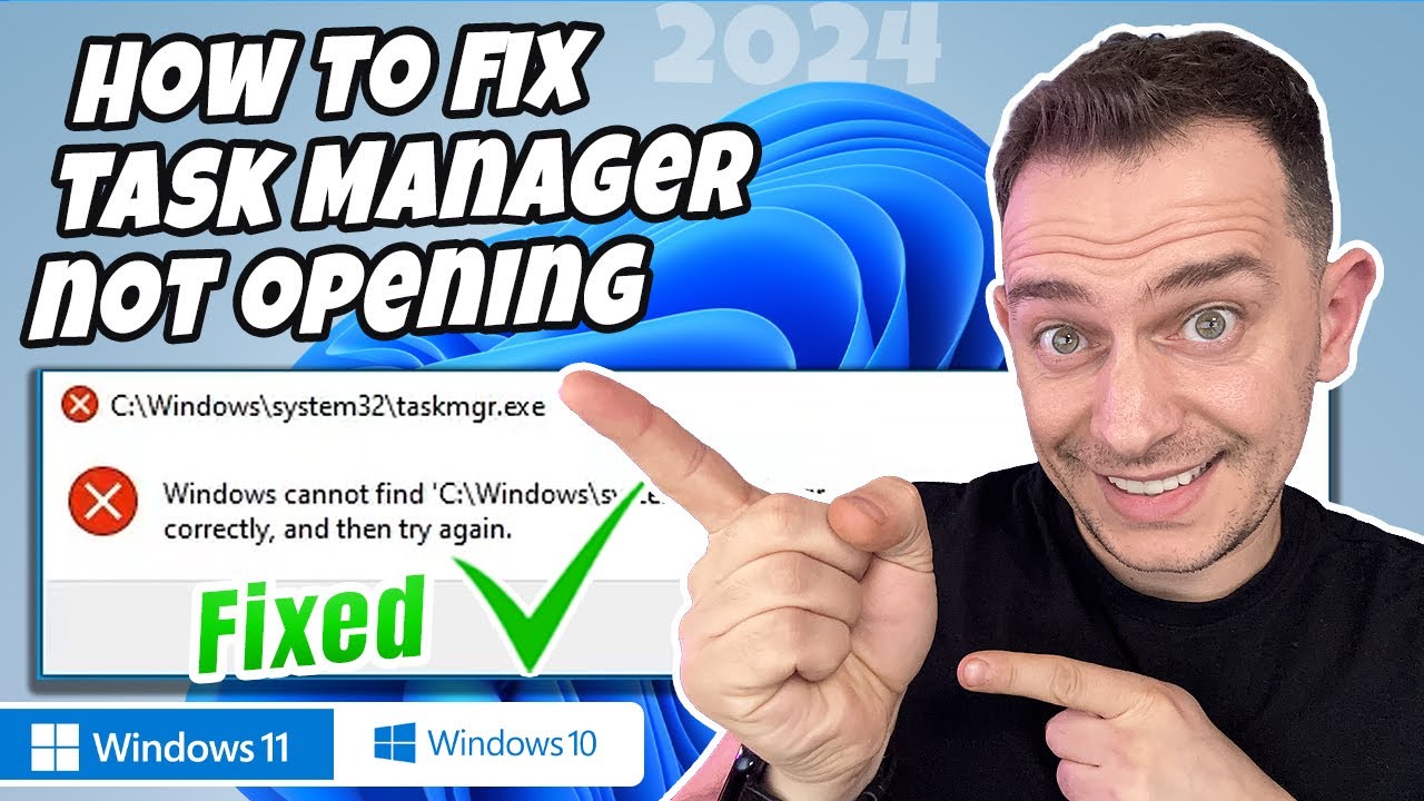 Диспетчер задач не открывается в Windows (легкое решение)