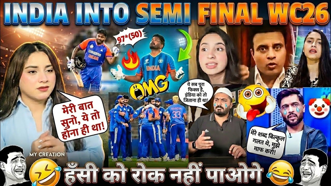India jeeta aur pakistani cartoon roona shuru kr gaye😂 | pak media match reaction #viral #cricket 