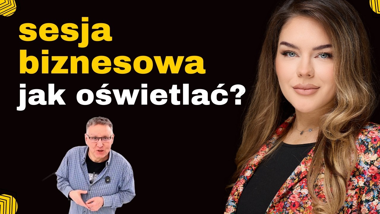 1 sesja biznesowa. 2 setupy światła i efekt | Lampy GlareOne Botis